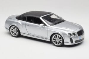 Bentley Continental Supersports Cabriolet 1. Generation Silber Bburago 1:18 18-11037S Metall – Bild 6 von 8