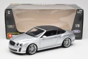 Bentley Continental Supersports Cabriolet 1. Generation Silber Bburago 1:18 18-11037S Metall – Bild 8 von 8