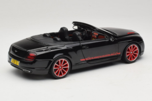 Bentley Continental Supersports ISR Cabriolet Schwarz Mit Roten Felgen Bburago 1:18 18-11035 Metall – Bild 3 von 8