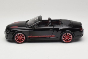 Bentley Continental Supersports ISR Cabriolet Schwarz Mit Roten Felgen Bburago 1:18 18-11035 Metall – Bild 4 von 8