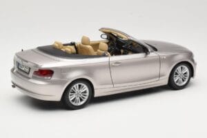 BMW 1 Series E88 Cabriolet Mineral Silver Metallic Kyosho 1:18 80430427020 Metall – Bild 3 von 8