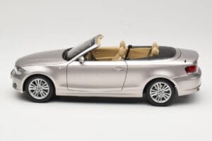 BMW 1 Series E88 Cabriolet Mineral Silver Metallic Kyosho 1:18 80430427020 Metall – Bild 4 von 8