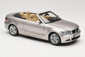 BMW 1 Series E88 Cabriolet Mineral Silver Metallic Kyosho 1:18 80430427020 Metall – Bild 6 von 8