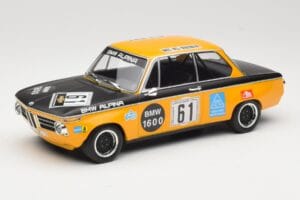 BMW 1600-2 BMW Alpina #61 R. Herzog / N. Lauda DNF 6 Hours Nurburgring 1970 Minichamps 1:18 155702661 Metall