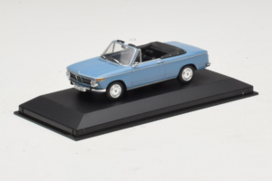 BMW 1600 Cabriolet Blau Minichamps 1:43 80420396188 Metall – Bild 2 von 4