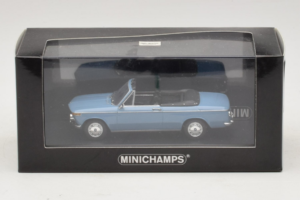 BMW 1600 Cabriolet Blau Minichamps 1:43 80420396188 Metall – Bild 4 von 4