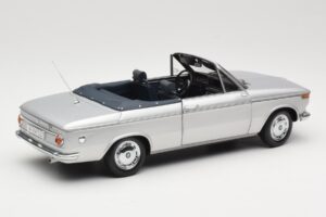 BMW 1600 Cabriolet Silber Minichamps 1:18 80430145819 Metall – Bild 3 von 8