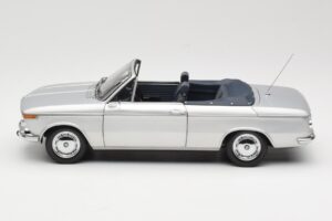 BMW 1600 Cabriolet Silber Minichamps 1:18 80430145819 Metall – Bild 4 von 8
