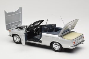 BMW 1600 Cabriolet Silber Minichamps 1:18 80430145819 Metall – Bild 5 von 8