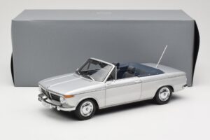 BMW 1600 Cabriolet Silber Minichamps 1:18 80430145819 Metall – Bild 8 von 8