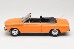 BMW 1600 E10 Cabriolet Orange Minichamps 1:18 100021030 Metall – Bild 4 von 8