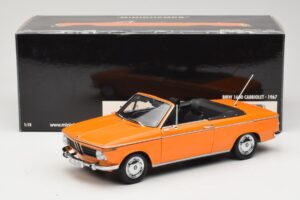 BMW 1600 E10 Cabriolet Orange Minichamps 1:18 100021030 Metall – Bild 8 von 8