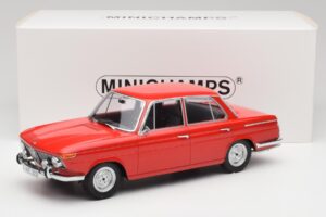 BMW 1800 Ti Karmin Rot Minichamps 1:18 107024001 Metall – Bild 6 von 6