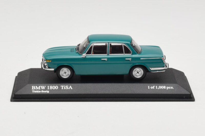 BMW 1800 TI/SA Dunkelgrün Minichamps 1:43 403025103 Metall