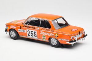 BMW 2002 Jagermeister #255 W. Stiller Rally Monte Carlo 1973 IXO 1:18 18RMC165 Metall – Bild 5 von 6