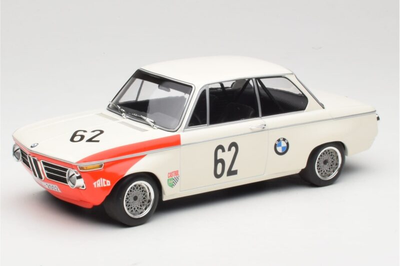 BMW 2002 tiK BMW AG #1 H. Hahne / D. Quester Class Winner Guards International 6 Hours Brands Hatch 1969 Minichamps 1:18 1556