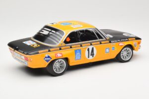 BMW 2800 CS BMW Alpina #14 H. Kelleners / G. Huber Winners 24 Hours of Spa 1970 Minichamps 1:18 155702714 Metall – Bild 2 von 6
