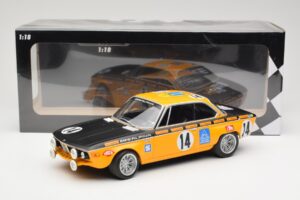 BMW 2800 CS BMW Alpina #14 H. Kelleners / G. Huber Winners 24 Hours of Spa 1970 Minichamps 1:18 155702714 Metall – Bild 6 von 6
