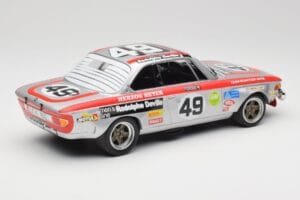 BMW 2800 CS E9 #49 Team Schnitzer G. Herzog / H. Heyer 24 Hours of Spa 1972 Minichamps 1:18 155722749 Metall – Bild 2 von 6