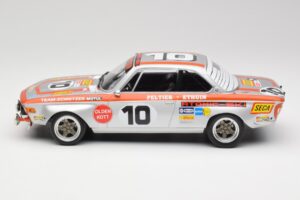 BMW 2800 CS Team Schnitzer #10 J. Fitzpatrick / J. Peltier Spa 1972 Minichamps 1:18 155722710 Metall – Bild 3 von 6