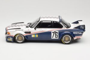 BMW 3.0 CSL E9 Garage Du Bac #76 P. Depnic / H. Coulon 24 Hours of Le Mans 1977 Minichamps 1:18 155772576 Metall – Bild 3 von 6