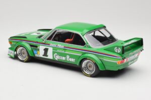 BMW 3.0 CSL E9 #1 Alpina G. Nilsson / D. Quester Winners Nürburgring 1977 Minichamps 1:18 155772501 Metall – Bild 5 von 6