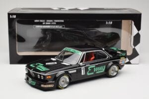 BMW 3.0 CSL E9 #1 F. Grano / P. Xhenceval GP Brno 1978 Minichamps 1:18 155782501 Metall – Bild 6 von 6