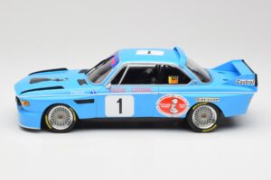 BMW 3.0 CSL E9 #1 Precision Liegeoise J. Peltier / C. Lafosse Winners 4 Hours Monza 1974 Minichamps 1:18 155742681 Metall – Bild 5 von 6