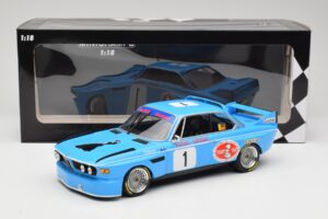 BMW 3.0 CSL E9 #1 Precision Liegeoise J. Peltier / C. Lafosse Winners 4 Hours Monza 1974 Minichamps 1:18 155742681 Metall – Bild 6 von 6