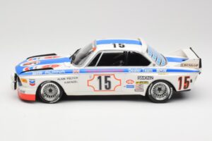 BMW 3.0 CSL E9 #15 BMW Alpina J. Peltier / H. Menzel 24 Hours of Spa 1973 Minichamps 1:18 155732695 Metall – Bild 3 von 6