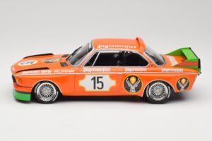 BMW 3.0 CSL E9 #15 Jägermeister Racing N. Lauda / G. Joisten 6 Hours Nurburgring 1973 Minichamps 1:18 155732615 Metall – Bild 3 von 6