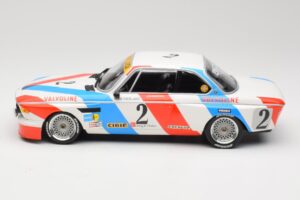 BMW 3.0 CSL E9 #2 Luigi Racing A. de Fierlant / P. Xhenceval Winners 24 Hours of Spa 1975 Minichamps 1:18 155752602 Metall – Bild 3 von 6
