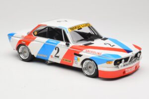 BMW 3.0 CSL E9 #2 Luigi Racing A. de Fierlant / P. Xhenceval Winners 24 Hours of Spa 1975 Minichamps 1:18 155752602 Metall – Bild 4 von 6