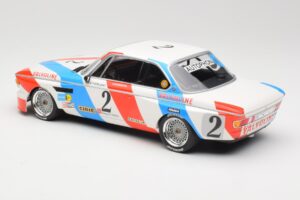 BMW 3.0 CSL E9 #2 Luigi Racing A. de Fierlant / P. Xhenceval Winners 24 Hours of Spa 1975 Minichamps 1:18 155752602 Metall – Bild 5 von 6