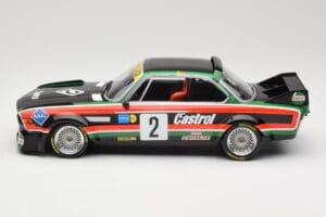 BMW 3.0 CSL E9 #2 Luigi Racing J-M. de Wael / A. de Fierlant Winners GP Nurburgring 1976 Minichamps 1:18 155762502 Metall – Bild 3 von 6