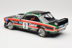 BMW 3.0 CSL E9 #2 Luigi Racing J-M. de Wael / A. de Fierlant Winners GP Nurburgring 1976 Minichamps 1:18 155762502 Metall – Bild 5 von 6