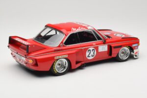 BMW 3.0 CSL E9 #23 Faltz Alpina A. de Fierlant / H. Grohs Zandvoort Trophy 1975 Minichamps 1:18 155752623 Metall – Bild 2 von 6