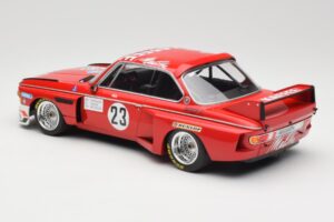 BMW 3.0 CSL E9 #23 Faltz Alpina A. de Fierlant / H. Grohs Zandvoort Trophy 1975 Minichamps 1:18 155752623 Metall – Bild 5 von 6