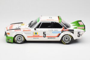 BMW 3.0 CSL E9 #5 Assoc Interim J-C. Chavan / A. Detrin Winners 24 Hours of Spa 1976 Minichamps 1:18 155762505 Metall – Bild 3 von 6