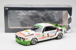 BMW 3.0 CSL E9 #5 Assoc Interim J-C. Chavan / A. Detrin Winners 24 Hours of Spa 1976 Minichamps 1:18 155762505 Metall – Bild 6 von 6