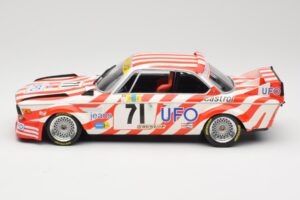 BMW 3.0 CSL E9 #71 Luigi Racing P. Xhenceval / J. Dieudonné 24 Hours of Le Mans 1977 Minichamps 1:18 155772571 Metall – Bild 3 von 6