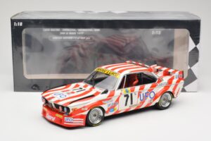 BMW 3.0 CSL E9 #71 Luigi Racing P. Xhenceval / J. Dieudonné 24 Hours of Le Mans 1977 Minichamps 1:18 155772571 Metall – Bild 6 von 6