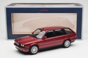BMW 325i E30 Touring Rot Metallic Norev 1:18 183218 Metall – Bild 6 von 6