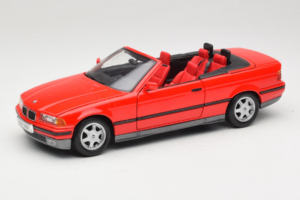 BMW 325i E36 Cabriolet Rot Maisto 1:18 50229 Metall
