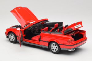 BMW 325i E36 Cabriolet Rot Maisto 1:18 50229 Metall – Bild 5 von 8