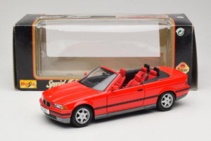 BMW 325i E36 Cabriolet Rot Maisto 1:18 50229 Metall – Bild 8 von 8