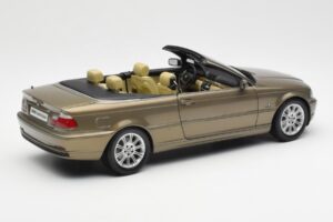 BMW 328Ci E46 Cabriolet Individual Messing Metallic Limitierte Auflage Kyosho 1:18 80430395004 Metall – Bild 3 von 8