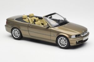 BMW 328Ci E46 Cabriolet Individual Messing Metallic Limitierte Auflage Kyosho 1:18 80430395004 Metall – Bild 6 von 8
