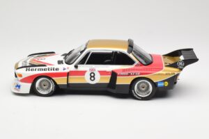 BMW 3.5 CSL E9 Hermetite #8 J. Fitzpatrick / T. Walkinshaw 1000 km Nurburgring 1976 Minichamps 1:18 155762608 Metall – Bild 3 von 6