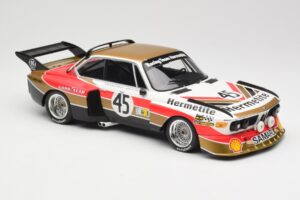 BMW 3.5 CSL E9 #45 Hermetite T. Walkinshaw / J. Fitzpatrick 24 Hours of Le Mans 1976 Minichamps 1:18 155762645 Metall – Bild 4 von 6